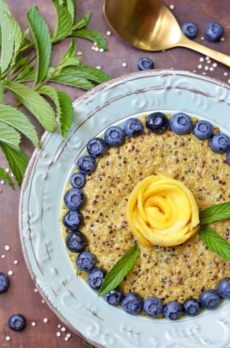 Turmeric Coconut Quinoa Porridge