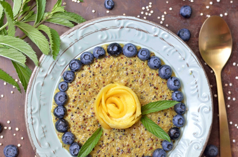Turmeric Coconut Quinoa Porridge