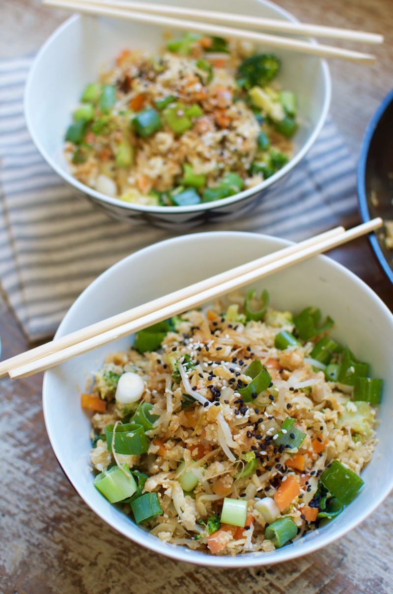 Healthy Low-Carb Cauliflower Fried Rice